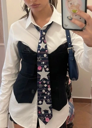 Corbata Y2K Botones Charms Pins, marque: xusa, état: Neuf sans étiquette, 20,00 €, 21,70 € Protection acheteurs incluse