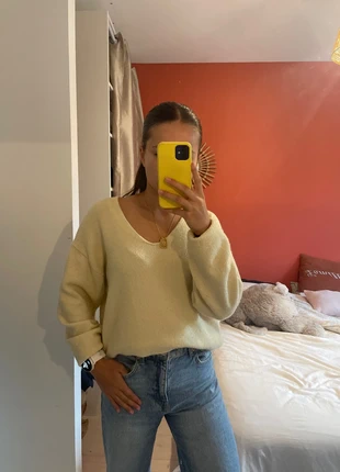 pull jaune, marque: H&M, état: Bon état, taille: XS / 34 / 6, 7,00 €, 8,05 € Protection acheteurs incluse