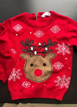 Kerst trui, marca: Primark, estado: Muito bom, tamanho: 18-24 meses / 86 cm, €1.50, €2.28 inclui Proteção do Comprador