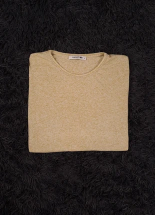T-shirt Lacoste / Lin / Beige Chiné / Taille M Femme, brand: Lacoste, condition: Very good, size: M / 38 / 10, €9.90, €11.10 includes Buyer Protection Pro