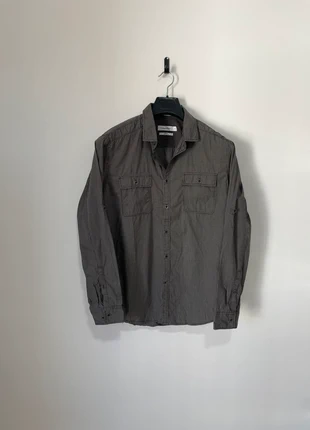 Calvin Klein Grey Checked Shirt, merk: Calvin Klein, staat: Heel goed, maat: M, € 19,95, € 21,65 inclusief Kopersbescherming