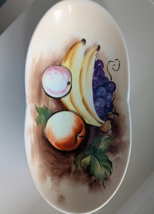 Vintage Japanse schaal jaren 50-60 uniek handgeschilderd, merk: Vintage Dressing, staat: Heel goed, € 16,00, € 17,50 inclusief Kopersbescherming