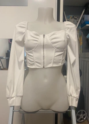 Crop top type corset avec fermeture, marque: COQUETTE, état: Très bon état, taille: S / 36 / 8, 3,50 €, 4,38 € Protection acheteurs incluse