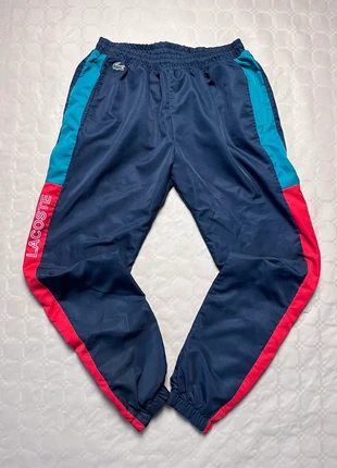 Lacoste track pant premium Streetwear rojo-azul talla L, marque: Lacoste, état: Très bon état, taille: L, 23,99 €, 25,89 € Protection acheteurs incluse