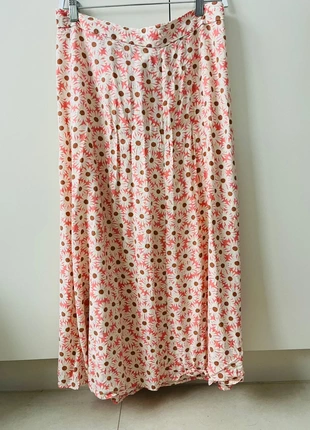 Falda larga floral de Mango, marque: Mango, état: Très bon état, taille: M / 38 / 10, 10,00 €, 11,20 € Protection acheteurs incluse