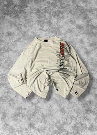 T-shirt Ripcurl vintage 90s Y2K beige à manche longue logo brodé - XXL, brand: Rip Curl, condition: Very good, size: XXL, €29.90, €32.10 includes Buyer Protection