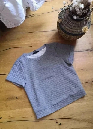 T-shirt effet sweat-shirt gris – Forever 21 – Taille S 36 – Très bon état, marque: Forever 21, état: Très bon état, taille: S / 36 / 8, 6,00 €, 7,00 € Protection acheteurs incluse