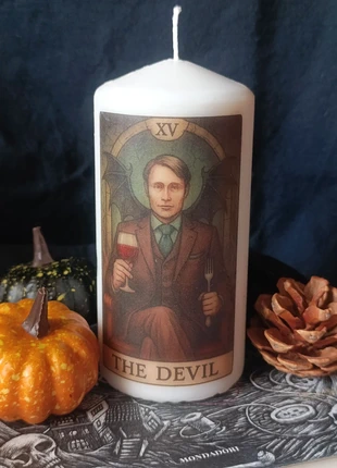 Candela collezione tarocchi, il diavolo, Hannibal Lecter, état: Neuf avec étiquette, 14,00 €, 15,40 € Protection acheteurs incluse