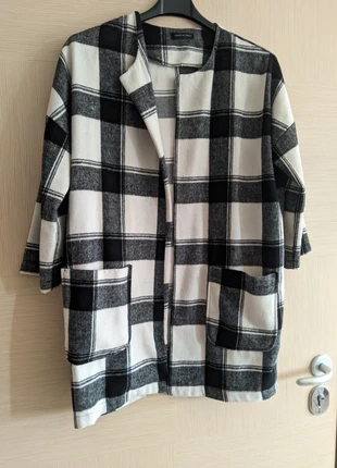 Cardigan a quadri cozy style senza bottoni tg unica, merk: Vintage Dressing, staat: Heel goed, maat: Universele maat, € 12,00, € 13,30 inclusief Kopersbescherming
