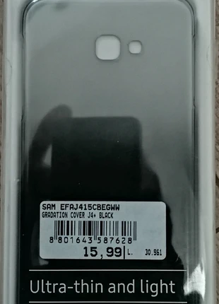 Cover originale Samsung per Galaxy J4+, brand: Samsung, condizioni: Nuovo con cartellino, €2.00, €2.80 include la Protezione acquisti