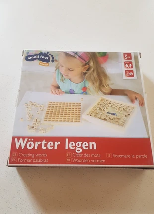 Worter Legen Sistema le parole Gioco in legno didattico ed. Small Foot Design, marca: Didattica, estado: Muito bom, €7.00, €8.05 inclui Proteção do Comprador