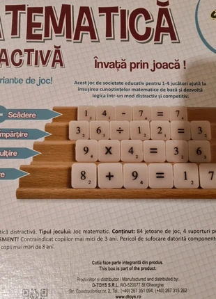 Joc Deico Games, Matematica Distractiva Game Copii kids children, brand: D-TOYS, condition: Very good, size: M, £6.99, £7.85 includes Buyer Protection