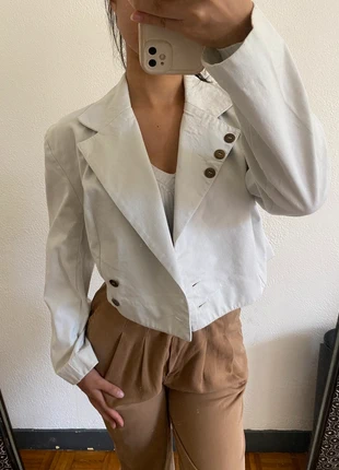 Veste blazer blanche chic élégante taille XS S 34 36 blanche très bon état, marque: Tendance, état: Très bon état, taille: S / 36 / 8, 12,00 €, 13,30 € Protection acheteurs incluse