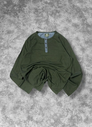 Pull Timberland fin vert 1/4 bouton logo discret 100% coton - L, brand: Timberland, condizioni: Ottime, taglia: L, €19.90, €21.60 include la Protezione acquisti