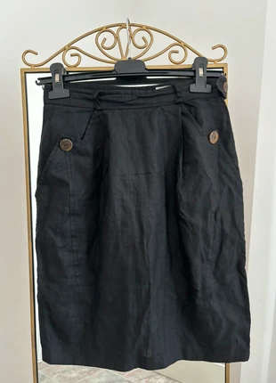 Gonna al ginocchio in lino vintage, brand: Vintage Dressing, condizioni: Ottime, taglia: S / IT 40 / EU 36, €12.00, €13.30 include la Protezione acquisti