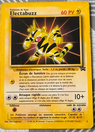Carte pokémon Electabuzz Promo wizard 2, brand: Pokémon, condizioni: Buone, €7.00, €8.05 include la Protezione acquisti