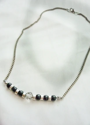 Collier argenté upcycling, marque: upcycling, état: Très bon état, 12,00 €, 13,30 € Protection acheteurs (Pro) incluse