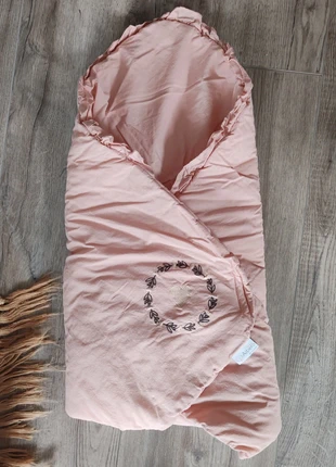 Roze albero wikkeldeken voor kinderwagen of bijv box, merk: Albero, staat: Nieuw zonder prijskaartje, € 7,50, € 8,58 inclusief Kopersbescherming