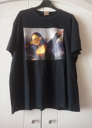 t shirt unisex nera con stampa artistica”Monna Dab” taglia XL, marca: t shirt con stampa artistica, estado: Muy bueno, tamaño: XL, 9,00 €, 10,15 € Protección al comprador incluida