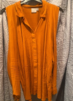 Burnt Orange Shirt with Shoulder Cut-Outs – Bold & Effortless, brand: ASOS, condition: Very good, size: M / 38 / 10, €2.50, €3.33 includes Buyer Protection