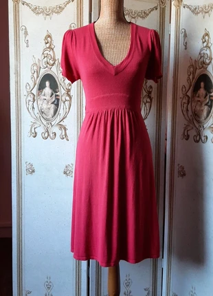 Robe cintrée An'ge coton rouge, brand: An'ge, condition: Good, size: S / 36 / 8, €5.00, €5.95 includes Buyer Protection
