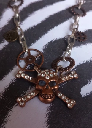 Collier tête de mort, brand: Punk, condizioni: Nuovo con cartellino, €3.50, €4.38 include la Protezione acquisti