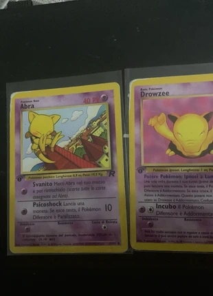 Abra drowzee rocket ed1, brand: Pokémon, condition: Good, €3.00, €3.85 includes Buyer Protection