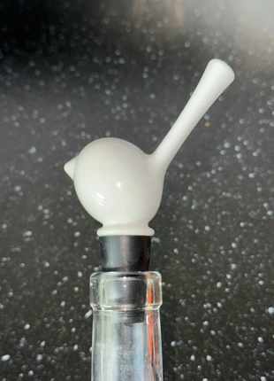 Kosiol bouchon design pour bouteille forme oiseau, merk: koziol, staat: Heel goed, € 2,00, € 2,80 inclusief Kopersbescherming