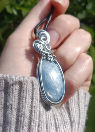 Collana con Cianite blu, état: Très bon état, 22,00 €, 23,80 € Protection acheteurs incluse