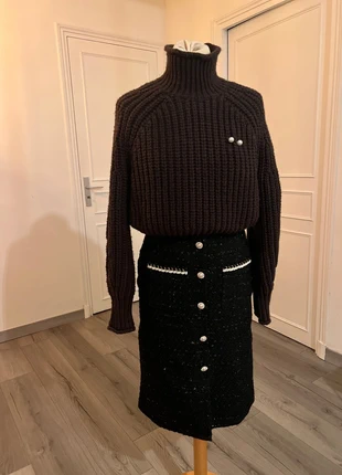 Pull marron foncé H&M taille XS/S, brand: H&M, condition: New without tags, size: S / 36 / 8, €35.00, €37.45 includes Buyer Protection