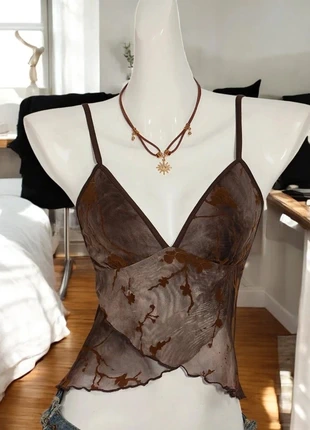 Débardeur à volants col V sans manches - S, brand: wiss, condizioni: Ottime, taglia: S / IT 40 / EU 36, €25.00, €26.95 include la Protezione acquisti