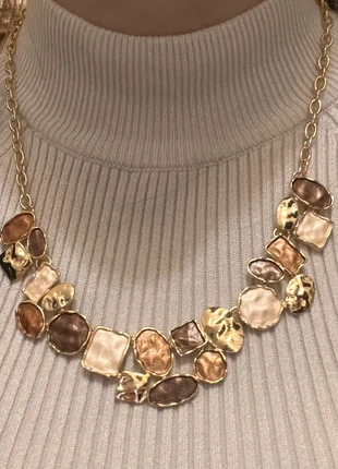 Collier pendentif et boucles d’oreilles marrons, brand: Cring Coco, condition: New without tags, €5.00, €5.95 includes Buyer Protection