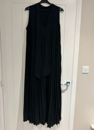 SHEIN Black Pleated Tie Up Dress Size XL, brand: Shein, condition: Very good, size: L / UK 16-18, £3.50, £4.38 includes Buyer Protection