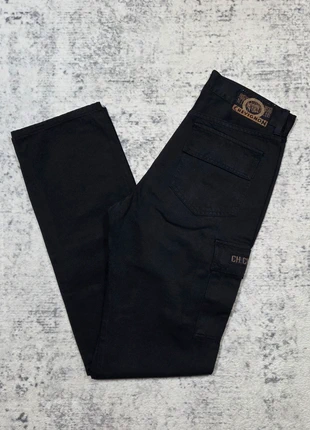 👖 Pantalon Chevignon Hard Wear Noir W27 (S) 100% Coton Cargo Workwear Vintage, marca: Chevignon, estado: Muito bom, tamanho: PT 36 | W27, €39.99, €42.69 inclui Proteção do Comprador Pro