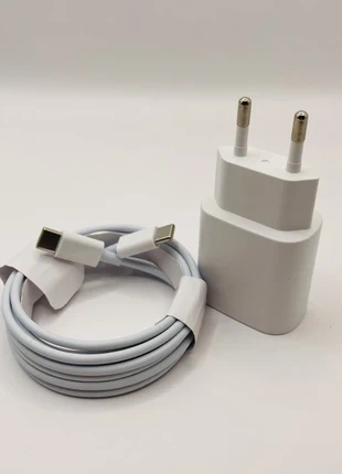 Chargeur USB-C avec Câble Type-C vers Type-C 2 mètre, état: Neuf sans étiquette, 9,99 €, 11,19 € Protection acheteurs (Pro) incluse