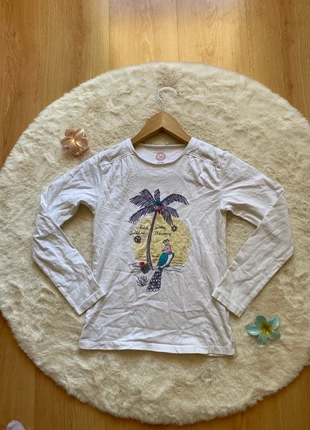 Tee shirt manche longue imprimé, marca: La Compagnie des Petits, estado: Muy bueno, tamaño: 12 años / 152 cm, 2,00 €, 2,80 € Protección al comprador incluida