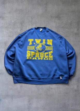 Sweat Crewnek Russel Athletic USA vintage bleu – Taille XL Oversize (Unisexe), marque: Russel Athletic, état: Très bon état, taille: XL, 20,00 €, 21,70 € Protection acheteurs (Pro) incluse
