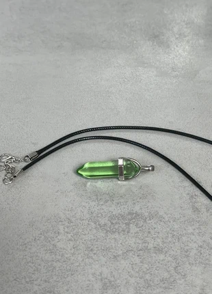 Pendentif, quartz, vert clair, brand: Quartz, condition: New without tags, €1.00, €1.75 includes Buyer Protection