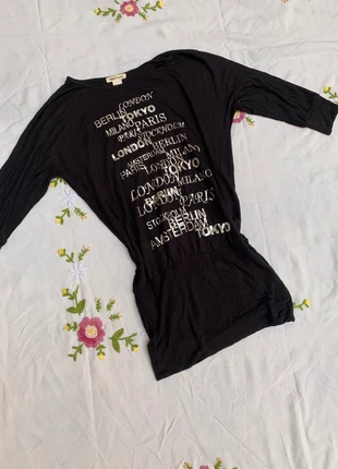 Top long manches 3/4 avec impression métallique, marke: Alternative, zustand: Sehr gut, größe: XS / 34 / 6, 7,00 €, 8,05 € inklusive Vinted-Käuferschutz