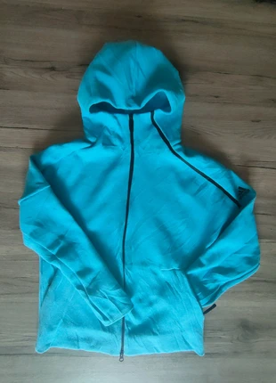 Veste à capuche turquoise femme full zip Adidas taille 40-42, marque: adidas, état: Très bon état, taille: L / 40 / 12, 27,00 €, 29,05 € Protection acheteurs incluse