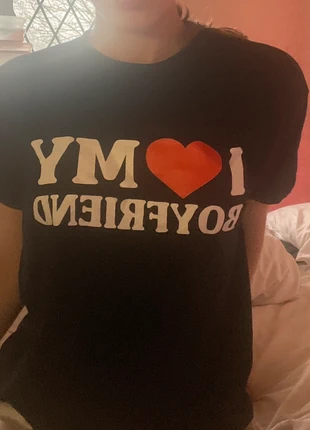i heart my boyfriend graphic tee, brand: other, condition: Very good, size: M / UK 12-14, £9.00, £10.15 includes Buyer Protection