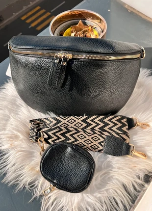 Sac banane noir cuir synthétique PU Jamais utilisé, staat: Heel goed, € 15,00, € 16,45 inclusief Kopersbescherming
