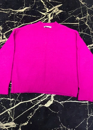 Pull en laine fushia Zara, marque: Zara, état: Bon état, taille: S / 36 / 8, 7,00 €, 8,05 € Protection acheteurs incluse