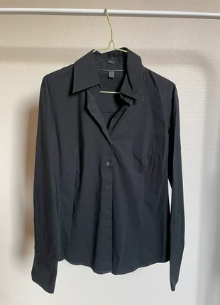 Chemise noire esprit, marque: Esprit, état: Neuf sans étiquette, taille: L / 40 / 12, 3,00 €, 3,85 € Protection acheteurs incluse