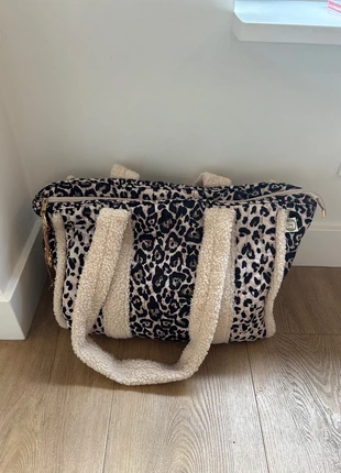 Tas/ shopper panter teddy print, merk: geen merk, staat: Nieuw zonder prijskaartje, € 17,50, € 19,08 inclusief Kopersbescherming
