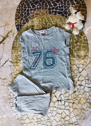 Ensemble t-shirt et legging gris Hello Kitty taille 6ans 💠💠, marca: Hello Kitty, estado: Bom, tamanho: 6 anos / 116 cm, €2.00, €2.80 inclui Proteção do Comprador Pro