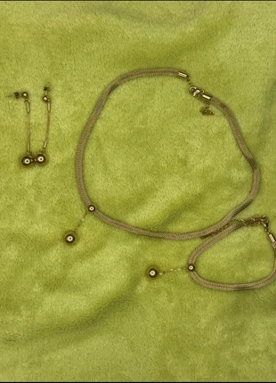 Ensemble de bijoux doré en acier inoxydable, brand: CHIC, condition: New with tags, €8.00, €9.10 includes Buyer Protection Pro