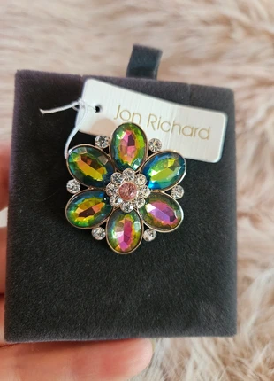 Jon Richard Multicolour Crystal Flower Brooch, brand: Jon Richard, condition: New with tags, £5.99, £6.99 includes Buyer Protection