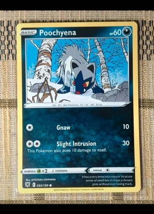 Poochyena - Astral Radiance 095/189, marke: Pokémon, zustand: Wie neu, 1,00 €, 1,75 € inklusive Vinted-Käuferschutz