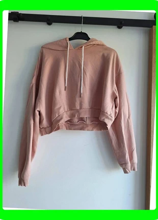 Sweat à capuche court vieux rose Jennyfer L, marque: Jennyfer, état: Très bon état, taille: L / 40 / 12, 5,00 €, 5,95 € Protection acheteurs (Pro) incluse